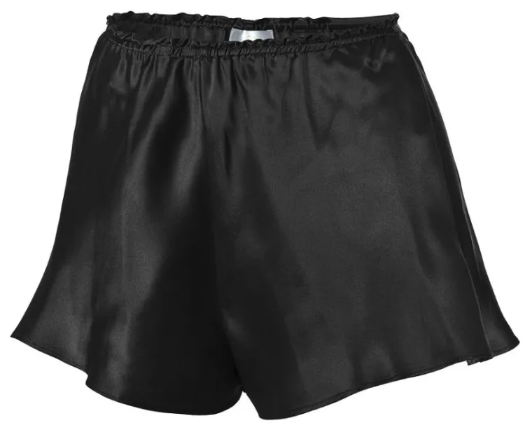 Mit Seidensatin|Alle Unterteile^Gattina Damen Shorts 100% Seide MASPALOMAS Satin von