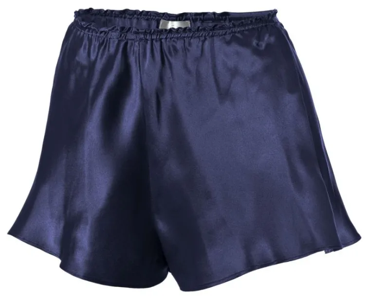 Mit Seidensatin|Alle Unterteile^Gattina Damen Shorts 100% Seide MASPALOMAS Satin von