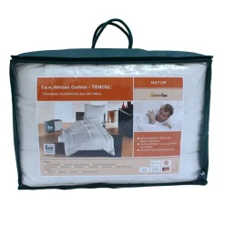 Winterdecken^f.a.n. Frankenstolz Duo Bettdecke AFRICAN COTTON mit Lyocell weiß