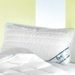 Baumwolle- & Faserkissen^f.a.n. Frankenstolz f.a.n. Allergiker Kopfkissen MEDISAN 95° waschbar weiß