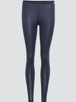Lounge-Wear|Leggings^comazo | earth Feine Merino Seide Leggings 2703 in comazo|earth dunkelblau
