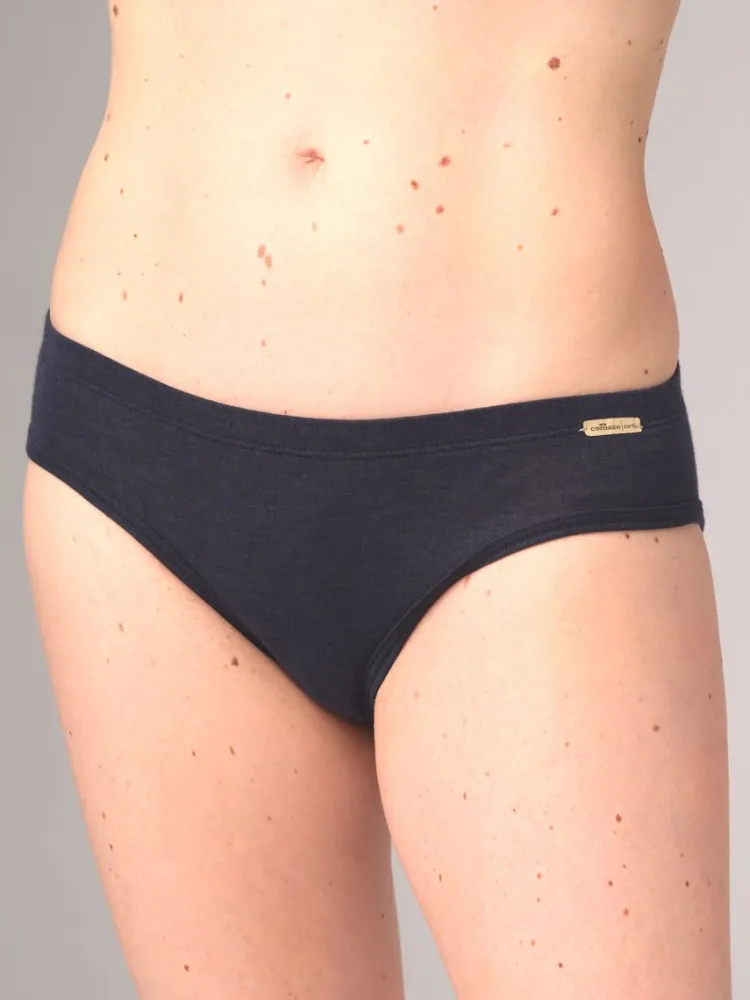 Wolle-Seide Slip|Alle Slips^comazo | earth Feiner Merino Seide Slip 2703 comazo|earth camel beige oder dunkelblau