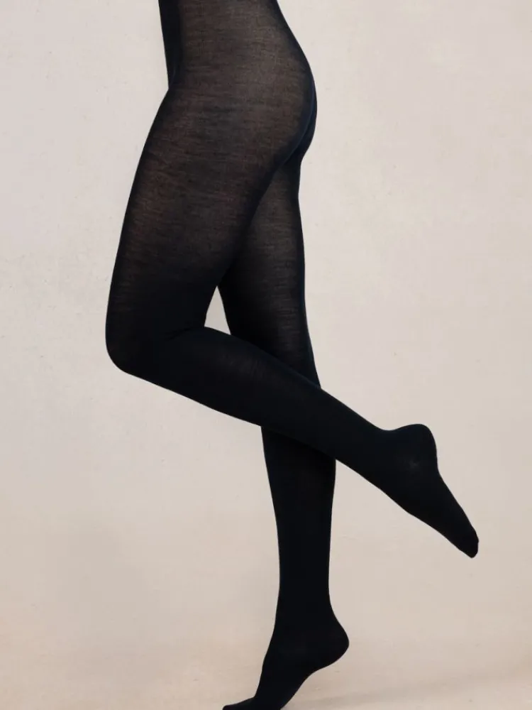 Strumpfhosen^Bleuforu00eat Feinstrumpfhose MERINO mit Baumwolle uni von Bleuforêt