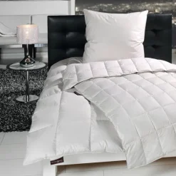 Daunendecken|Medium Bettdecken^Hu00e4ussling Ganzjahresdecke MOSCHUS ROYAL medium von Häussling Füllung 100% Daune silbergrau