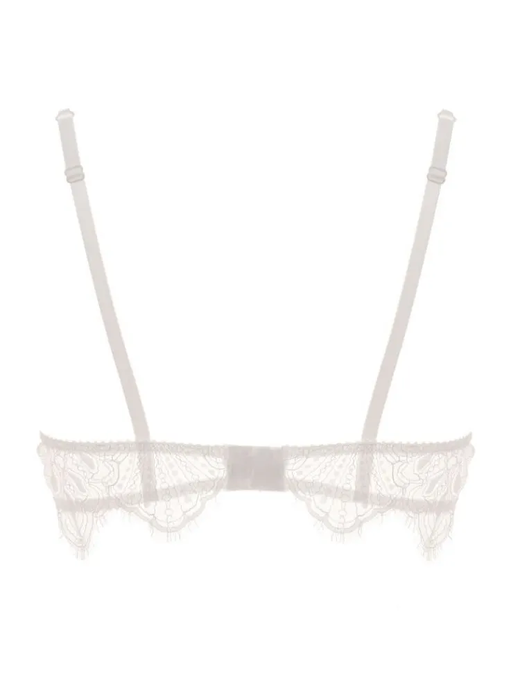 Alle Bhs^Prelude Gel Push-Up BH Crystal mit Spitze von Milano schwarz oder elfenbein weiß