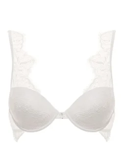 Alle Bhs^Prelude Gel Push-Up BH Crystal mit Spitze von Milano schwarz oder elfenbein weiß