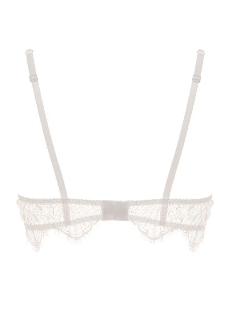 Alle Bhs^Prelude Gel Push-Up BH Crystal mit Spitze von Milano schwarz oder elfenbein weiß