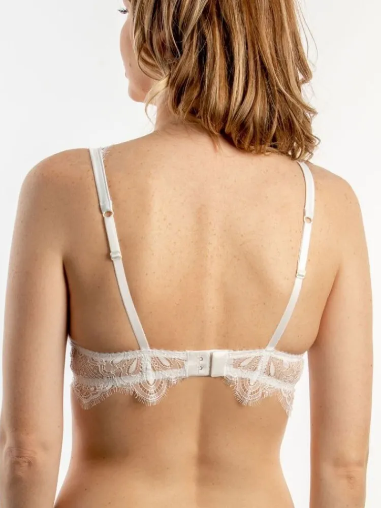 Alle Bhs^Prelude Gel Push-Up BH Crystal mit Spitze von Milano schwarz oder elfenbein weiß