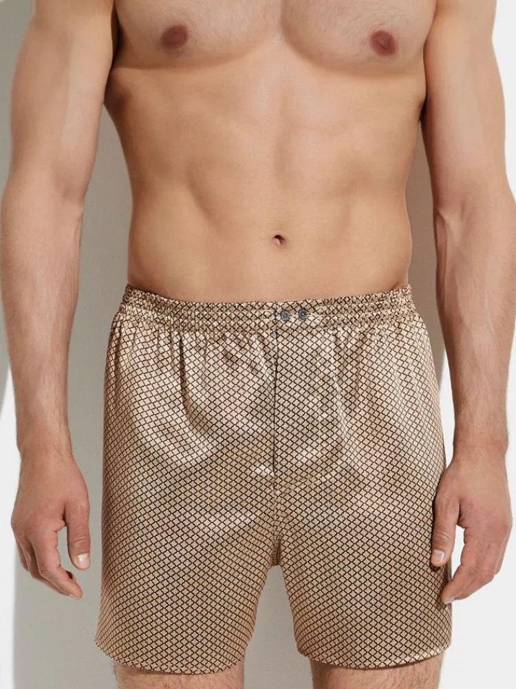 Seidenunterwäsche|Boxershorts^Zimmerli Herren Boxershorts Seide Silk Nightwear 6000 von