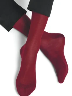 Socken^Bleuforu00eat Herren Seidensocken glatt mit 91% Seide von Bleuforêt