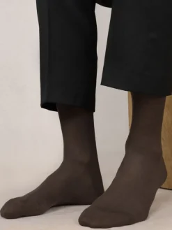 Socken^Bleuforu00eat Herren Seidensocken glatt mit 91% Seide von Bleuforêt