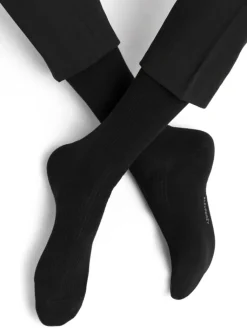 Socken^Bleuforu00eat Herren Socken mit Merinowolle gerippt von Bleuforet