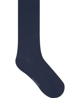 Socken^Bleuforu00eat Herren Socken mit Merinowolle gerippt uni von Bleuforet