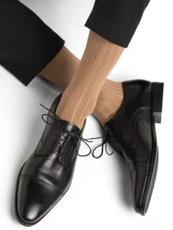 Socken^Bleuforu00eat Herren Socken uni breite Rippe mit Merino von Bleuforêt