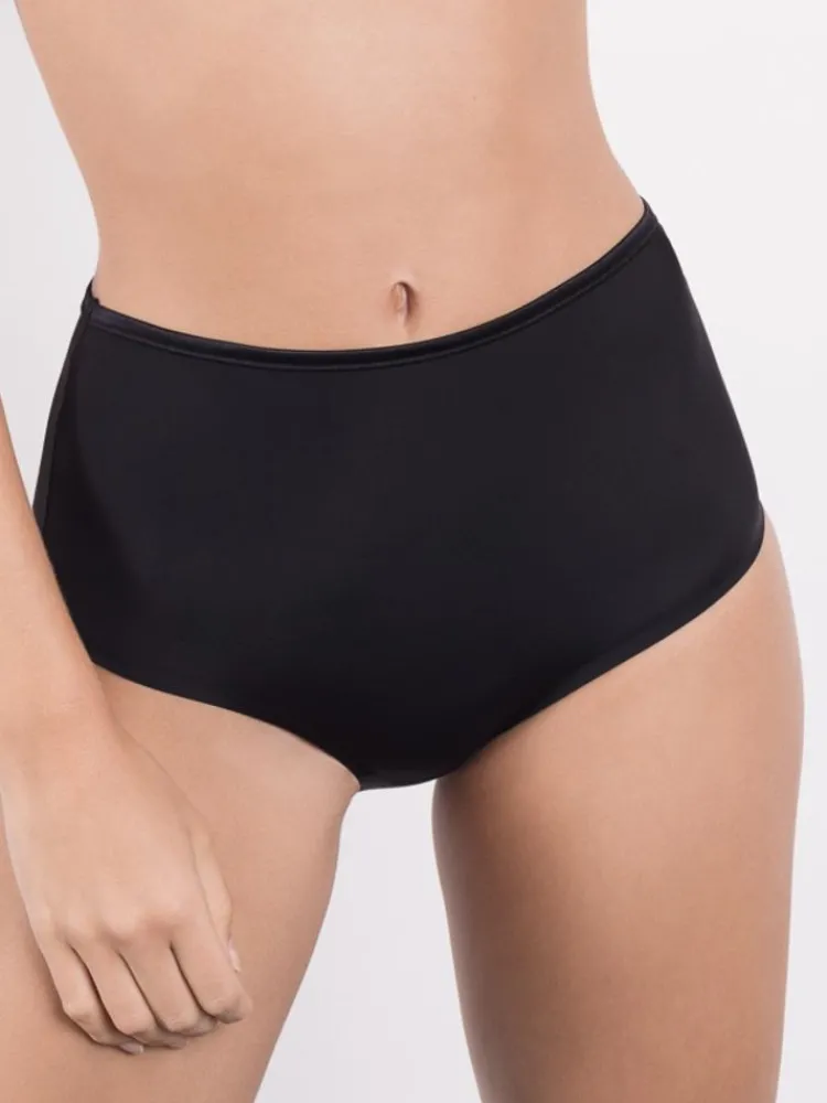 Alle Slips^Maison Lejaby Hoher Slip NUAGE PUR extra flach uni von Maisonlejaby