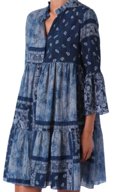 Strandkleider & Sommerkleider|Kaftan, Tunika & Pareo^Ritratti Kaftan IBIZA in von Mare blau