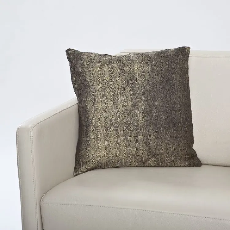 Sofakissen^Seidenwolke Kissenhülle GANESHA aus handgewebtem Seidenbrokat