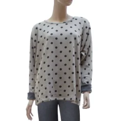 Lounge-Wear|Strickpullover^Gattina Kuschel-Baumwolle Pullover / Bigshirt CASUAL von