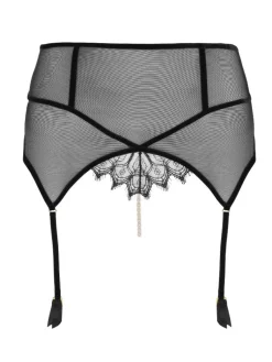 Alle Strapse|Alle Slips^Bracli Kyoto Suspender Brief Perlen Strapsslip von schwarz
