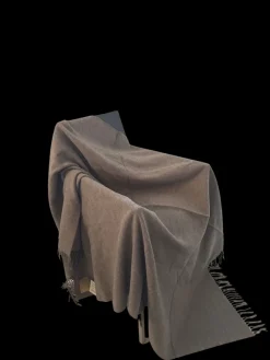 Sofadecken & Plaids^Steinbeck Lammwolle Mix Sofaplaid RIVA einfarbig von mit Kaschmir