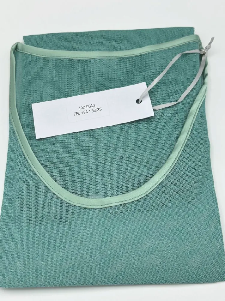 Shirts Mit Seide|Langarm^Kokon Zwo Langarm Rundhals Shirt NETZTÜLL 100% Seide von