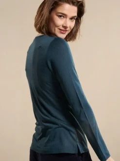 Langarm|Mit Jersey & Wirkseide^Kokon Zwo Langarm Shirt CINDA No. 2 von mit Seide