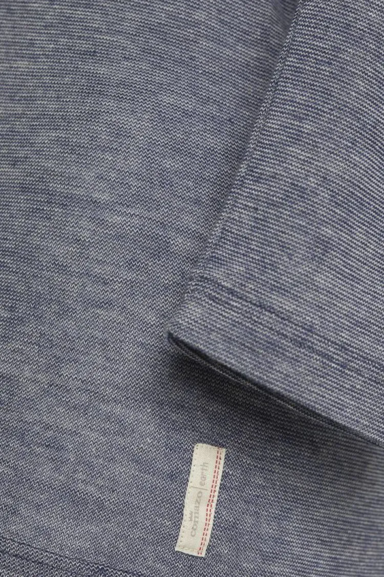 Wolle-Seide Shirts|Langarm^comazo | earth Langarmshirt 2716 mit Wolle und Seide comazo|earth beige oder jeans meliert