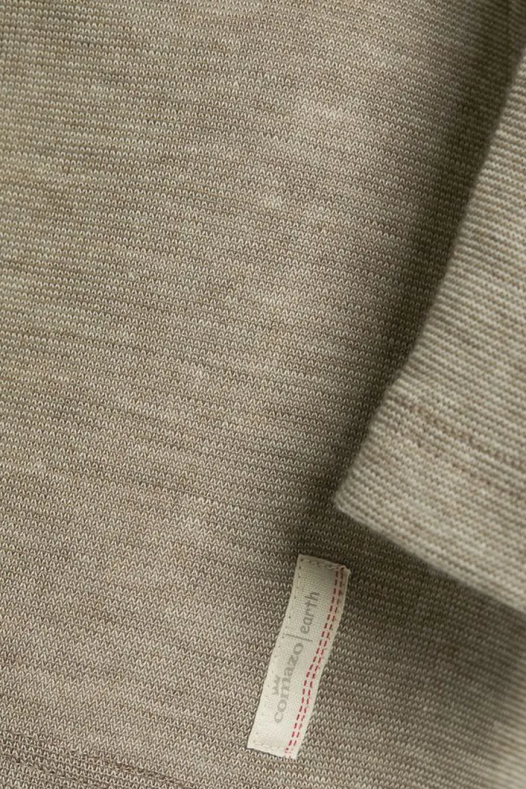 Wolle-Seide Shirts|Langarm^comazo | earth Langarmshirt 2716 mit Wolle und Seide comazo|earth beige oder jeans meliert