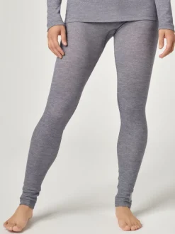 Leggings|Wolle-Seide Leggings^comazo | earth Lange Unterhose 2716 Baumwolle Wolle Seide comazo|earth beige oder jeans meliert