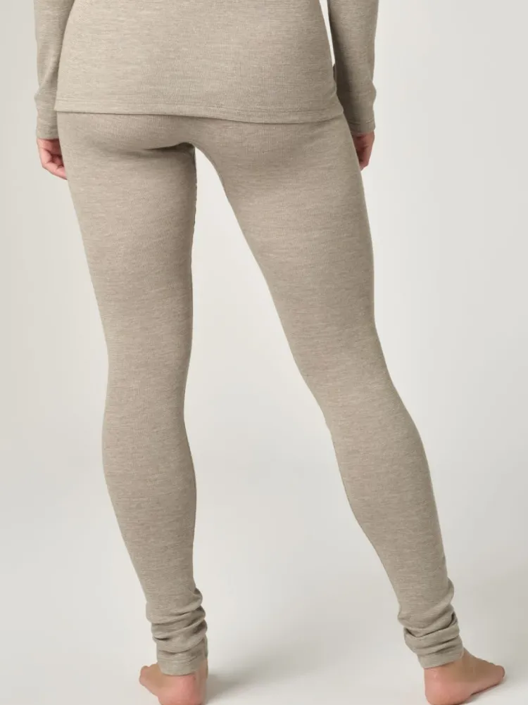 Leggings|Wolle-Seide Leggings^comazo | earth Lange Unterhose 2716 Baumwolle Wolle Seide comazo|earth beige oder jeans meliert