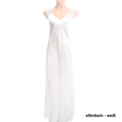 Seidennachthemd|Alle Negligés^Luna di Seta Langes Seidennegligé COUTURE LACE uni von