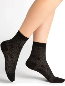Söckchen & Kniestrümpfe^Bleuforu00eat LAST PIECE Damen Seidensocken mit 71% Seide Bleuforêt schwarz 36/38 schwarz oder jeansblau