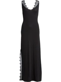 Edle Nachthemden^Escora LAST PIECE Modal Nachtkleid AURORA von Größe XS schwarz