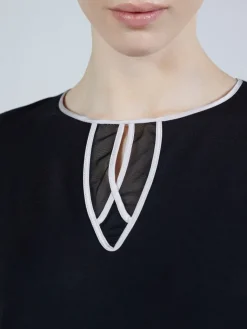 Feine Pyjamas^Verdiani LAST PIECE Modal Schlafanzug WKND No. 1 schwarz-puder von Größe 44 schwarz mit puder