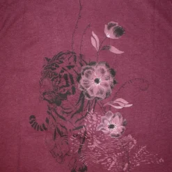 Lounge-Wear|Exquisite Morgenmäntel^Triumph LAST PIECE Morgenmantel WINTER BEAUTY bordeaux-rot Größe 44 von mit Modal bordeaux-rot (burgundy)