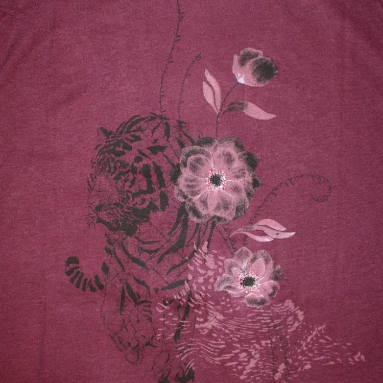 Lounge-Wear|Exquisite Morgenmäntel^Triumph LAST PIECE Morgenmantel WINTER BEAUTY bordeaux-rot Größe 44 von mit Modal bordeaux-rot (burgundy)