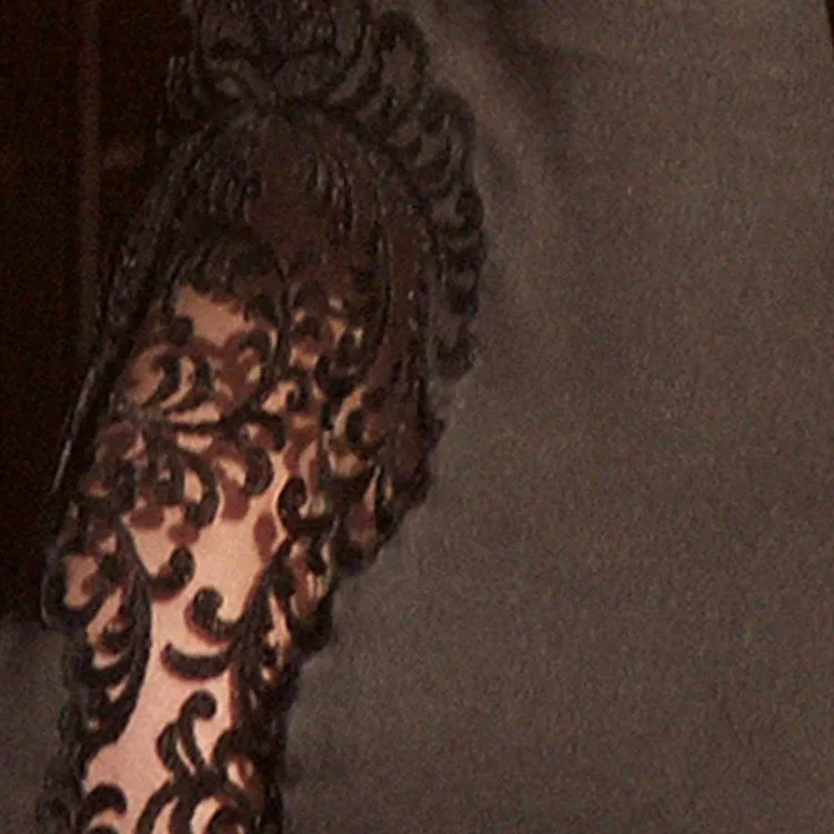 Seidennachthemd|Alle Negligés^Shell Belle Couture LAST PIECE Negligé SUPPER CLUB mit Seide von Größe S schwarz platin