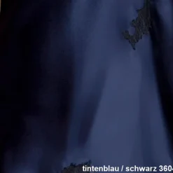 Seidennachthemd|Seidenneglige^Marjolaine LAST PIECE Seide Nachtkleid CHANTAGE mit Spitze von Größe 38 dunkelblau oder natur-weiß mit Spitze