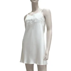 Seidennachthemd|Seidenneglige^Marjolaine LAST PIECE Seidennachthemd TENTATION weiss Größe DE44 von