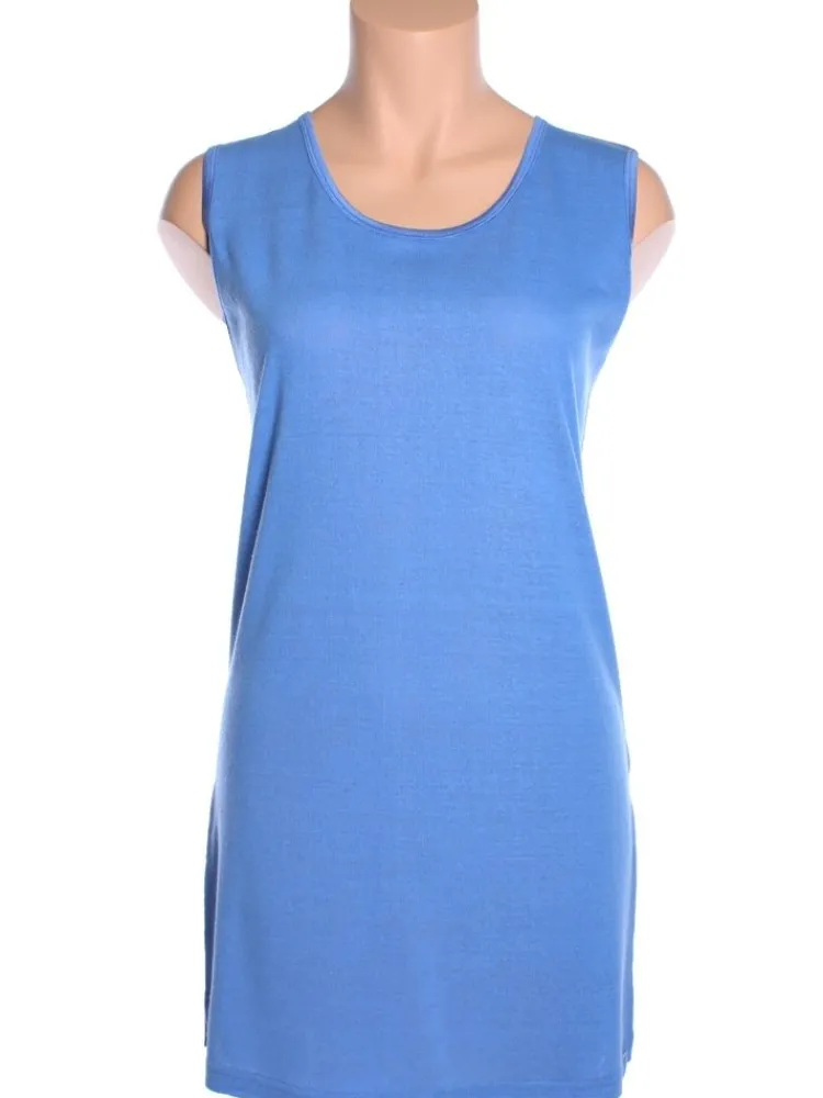 Shirts Mit Seide|Mit Jersey & Wirkseide^Alkena LAST SIZE 100% Bourette Seide LONG TOP von orange Größe XL