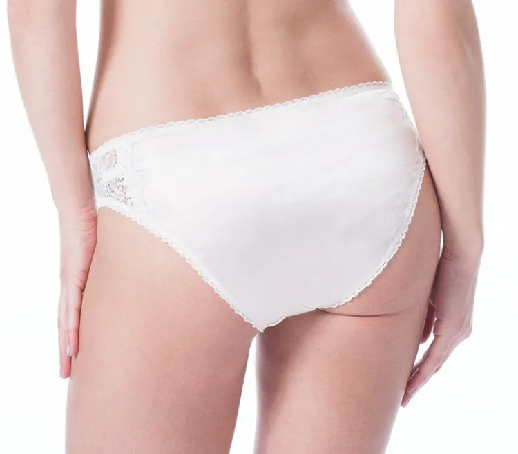 Alle Slips|Alle Unterteile^Mimi Holliday LAST SIZE Satin Slip MR WHIPPY creme-rosé mit Seide Größe XS rose mit creme sahne