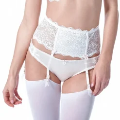 Alle Slips|Alle Unterteile^Mimi Holliday LAST SIZE Satin Slip MR WHIPPY creme-rosé mit Seide Größe XS rose mit creme sahne