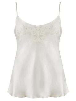 Tops Mit Spitze|Alle Lingerie Tops^Aubade LAST SIZE Seide Top CRÉPUSCULE SATINÉ naturweiß Größe 36 naturweiß nacre