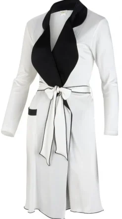 Morgenmantel Kurz|Morgenmantel Mit Seide^Gattina LAST SIZE Seidenkimono kurz Wirkseide INTERLAKEN Größe 46 100% Seide von