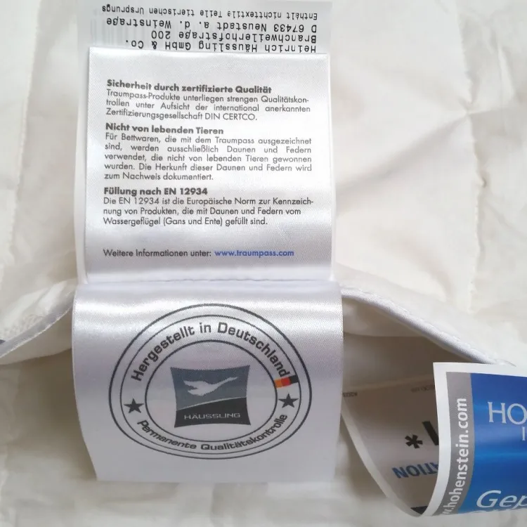 Daunendecken|Sommerdecken^Hu00e4ussling Leichte Sommer Daunendecke SALE DAUNE von Häussling weiß