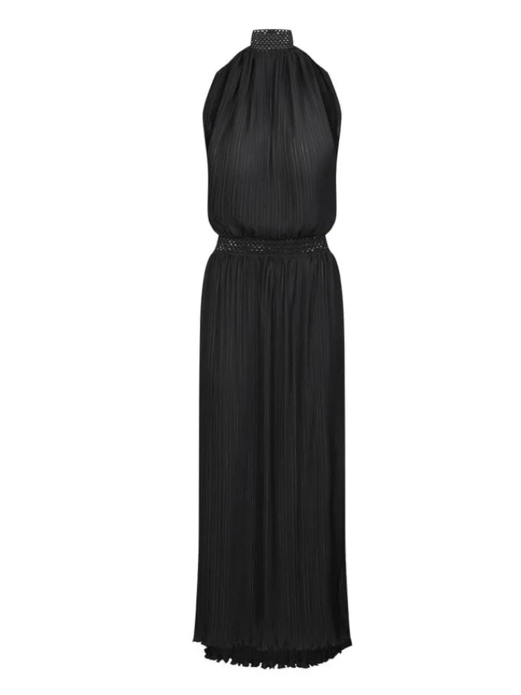 Alle Negligés^Cadolle Lingerie Kleid Angela Longue schwarz von schwarz mit Spitze