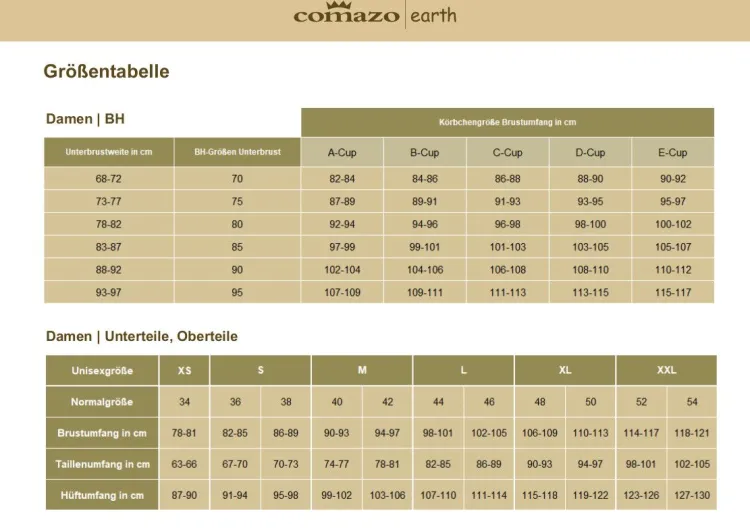 Wolle-Seide Tops|Tops Mit Spitze^comazo | earth Merino Seide Unterhemd 2703 mit breitem Träger comazo|earth camel beige oder dunkelblau