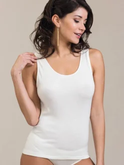 Wolle-Seide Tops|Camisole (Breite Träger)^Artimaglia Merinowolle-Seide CAMISOLE TOP von