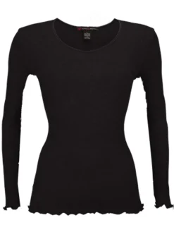 Wolle-Seide Shirts|Langarm^Artimaglia Merinowolle-Seide LANGARM SHIRT gerippt von