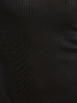 Wolle-Seide Tops|Tops Mit Spitze^Oscalito Merinowolle-Seide Unterhemd gerippt von beige oder schwarz